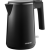 Vízforraló, 1500W, 1L, fekete
