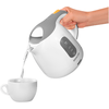 Vízforraló, 1100W, 1L, fehér/szürke
