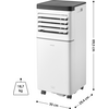 Sencor SAC MT7042C Mobilklíma, fehér