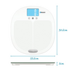 Salter 9192WH MiBody Bluetooth Testelemző mérleg Salter 9192WH MiBody Bluetooth Testelemző mérleg