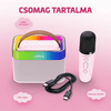 LAMAX KaraokeKid1 Bluetooth hangszóró, karaoke móddal , rózsaszín (LXWSMKARAO1PA) LAMAX KaraokeKid1 Bluetooth hangszóró, karaoke móddal , rózsaszín (LXWSMKARAO1PA)