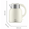 Tefal Thermo Protect vízforraló, fehér, 1.9l (KO190AE0) Tefal Thermo Protect vízforraló, fehér, 1.9l (KO190AE0)