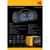 Kodak KO-PWS-2248 hordozható hangszóró, fekete