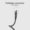 SBS Flexi USB-C 60W forgatható kábel