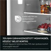 AEG TC7CS181DS Beépíthető kombinált hűtőszekrény