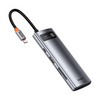 Baseus Metal Gleam 7-in-1 USB Type-C HUB dokkoló állomás (WKWG020113) Baseus Metal Gleam 7-in-1 USB Type-C HUB dokkoló állomás (WKWG020113)