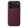 Apple iPhone 18 Pro szilikon tok, MagSafe-rögzítésű, burgundi (MK8U4ZM/A)