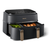 Series3000DualBasket Airfryer,szürke/réz