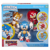 Stretch: Sonic nyújtható akciófigura - 3 db-os szett