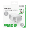 Deltaco SH-P02E Okos WiFi dupla aljzat Deltaco SH-P02E Okos WiFi dupla aljzat
