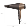 ProfiCare PC-HT 3010 Professzionális hajszárító, barna-bronz ProfiCare PC-HT 3010 Professzionális hajszárító, barna-bronz