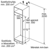 Bosch KIR81ADD0 Beépíthető hűtőszekrény Bosch KIR81ADD0 Beépíthető hűtőszekrény