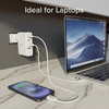 SBS Utazó adapter töltő PD 100W fehér