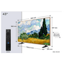 TCL 43A400 Pro 4K UHD Smart QLED Televízió TCL 43A400 Pro 4K UHD Smart QLED Televízió