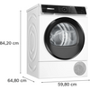 Bosch WQN246D0BY Hőszivattyús szárítógép