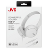 JVC HA-S33UC-W USB-C fejhallgató, fehér JVC HA-S33UC-W USB-C fejhallgató, fehér