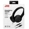 JVC HA-S33UC-B USB-C fejhallgató, fekete