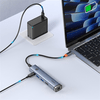 Baseus UltraJoy 5-Port HUB AIR dokkoló állomás, szürke (B0005280181103)