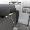 SBS Elosztókábel 3xUSB-C 60W 1,5m fehér