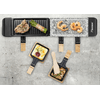 Raclette grill, fekete&fa