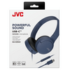 JVC HA-S33UC-A USB-C fejhallgató, kék JVC HA-S33UC-A USB-C fejhallgató, kék