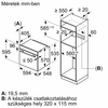 Bosch HBA572EM3 Beépíthető sütő