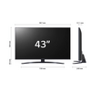 LG 43UR81003LJ 43'' 4K HDR Smart UHD TV LG 43UR81003LJ 43'' 4K HDR Smart UHD TV