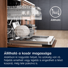 Electrolux E62LC200S Beépíthető mosogatógép