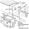 Bosch HBA572EM3 Beépíthető sütő