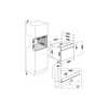 Whirlpool WMW57DHMX Beépíthető mikrohullámú sütő, inox