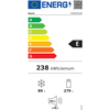 Kombinált hűtő/fagyasztó 279+89 l