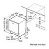 Bosch SMV6ECX08E Beépíthető mosogatógép Bosch SMV6ECX08E Beépíthető mosogatógép