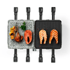 Gourmet/raclette grill kő 8 személyes