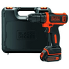 Black+Decker BDCHD18K1B2-QW ütvefúró/csavarozó, 400 mA töltő, 2 akkumulátor, koffer Black+Decker BDCHD18K1B2-QW ütvefúró/csavarozó, 400 mA töltő, 2 akkumulátor, koffer