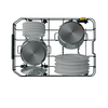 Whirlpool WH6IC11BS7LSA0 Beépíthető mosogatógép Whirlpool WH6IC11BS7LSA0 Beépíthető mosogatógép