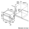 Bosch SCX6ITB00E Beépíthető kompakt mosogatógép Bosch SCX6ITB00E Beépíthető kompakt mosogatógép