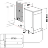 Whirlpool WSFO3T223P Keskeny mosogatógép Whirlpool WSFO3T223P Keskeny mosogatógép