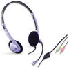Genius HS-02B/F Mikrofonos Fejhallgató, Lila/Fekete Genius HS-02B/F Mikrofonos Fejhallgató, Lila/Fekete
