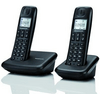 Sagem D142 DUO 2x Telefon, Fekete Sagem D142 DUO 2x Telefon, Fekete