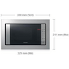 SAMSUNG FG87SST/XEH Beépíthető mikrohullámú sütő SAMSUNG FG87SST/XEH Beépíthető mikrohullámú sütő