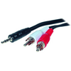 Viva 30832 3.5 mm jack-2RCA kábel, 10 m Viva 30832 3.5 mm jack-2RCA kábel, 10 m