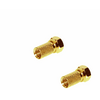 VIVA 185010-AG Szerelhető F-csatlakozó szett, aranyozot VIVA 185010-AG Szerelhető F-csatlakozó szett, aranyozot