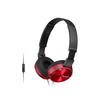 Sony MDRZX310APR Összecsukható Fejhallgató, Piros/Fekete