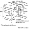 BOSCH HBN539E5 Beépíthető sütő