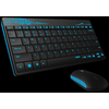 Rapoo 8000 billentyűzet + egér szett, fekete-kék