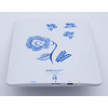 Alcor Bloom 6 eInk e-book olvasó, fehér, virágmintás hátlap