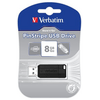 VERBATIM 49062 8 GB PinStripe fekete pendrive (UV8GPF) VERBATIM 49062 8 GB PinStripe fekete pendrive (UV8GPF)