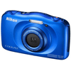 Nikon CoolPix S33 13,2 MPx Fényképezőgép, Kék + Hátizsák Nikon CoolPix S33 13,2 MPx Fényképezőgép, Kék + Hátizsák