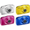 Nikon CoolPix S33 13,2 MPx Fényképezőgép, Kék + Hátizsák Nikon CoolPix S33 13,2 MPx Fényképezőgép, Kék + Hátizsák