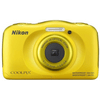 Nikon CoolPix S33 13,2 MPx Fényképezőgép, Sárga + Hátizsák Nikon CoolPix S33 13,2 MPx Fényképezőgép, Sárga + Hátizsák